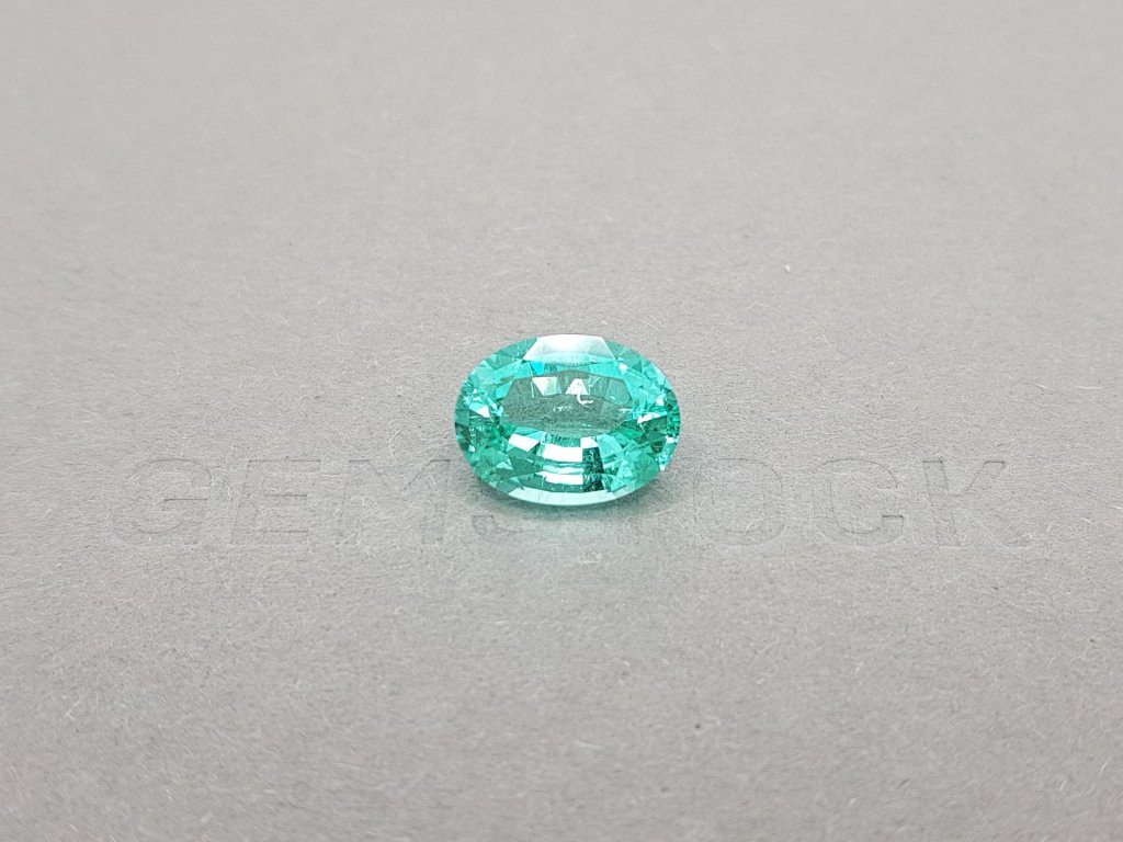 Greenish blue paraiba oval cut 4.63 ct Image №1