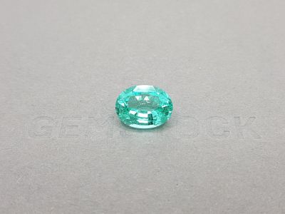 Greenish blue paraiba oval cut 4.63 ct photo