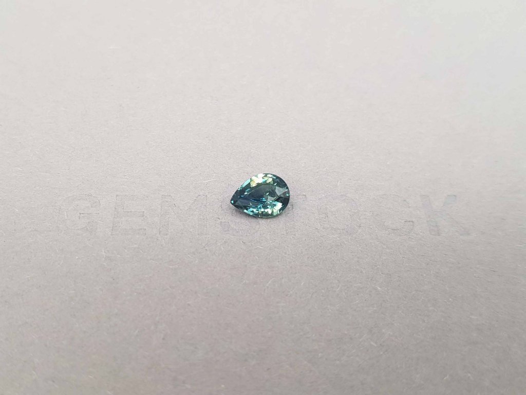 Pear cut bicolor sapphire 1.05 ct, Madagascar Image №1