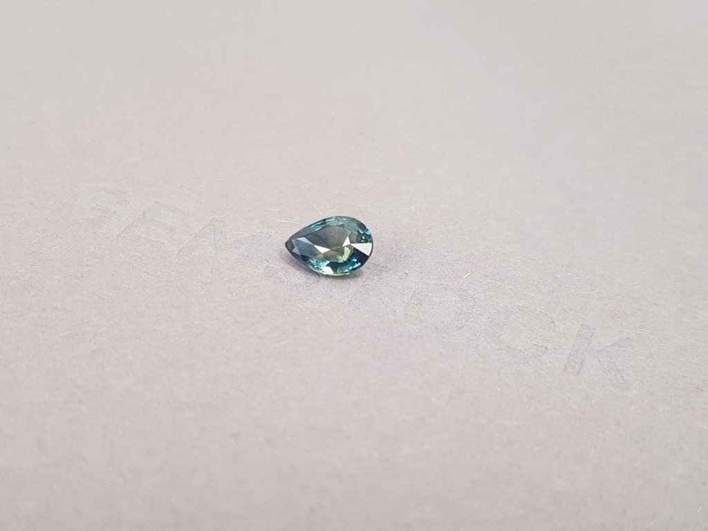 Pear cut bicolor sapphire 1.05 ct, Madagascar Image №3