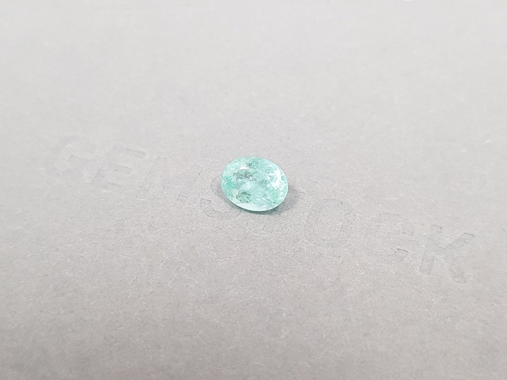 Blue tourmaline Paraiba in oval cut 1.16 ct, Mozambique Image №3