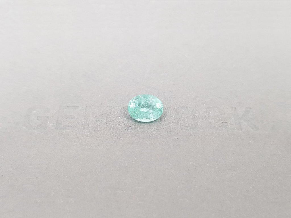 Blue tourmaline Paraiba in oval cut 1.16 ct, Mozambique Image №1