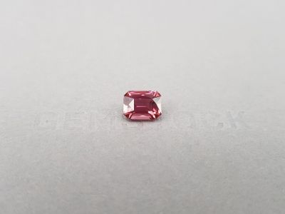 Intense pink rubellite tourmaline in octagon 2.84 ct photo