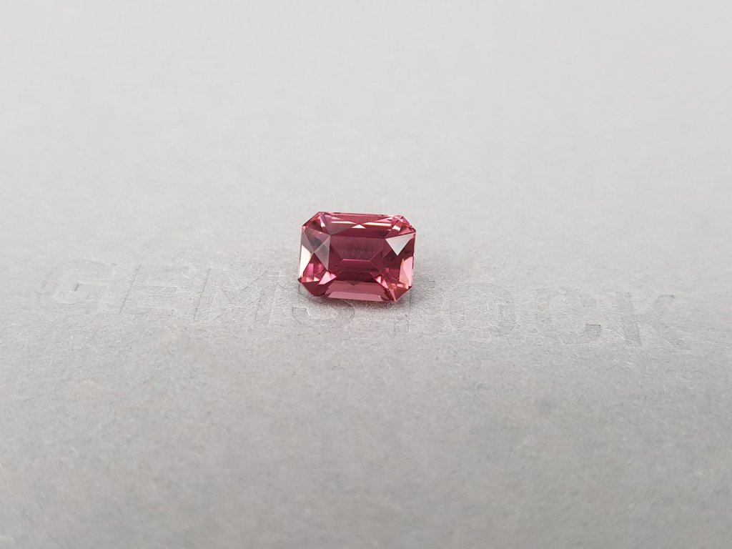 Intense pink rubellite tourmaline in octagon 2.84 ct Image №3