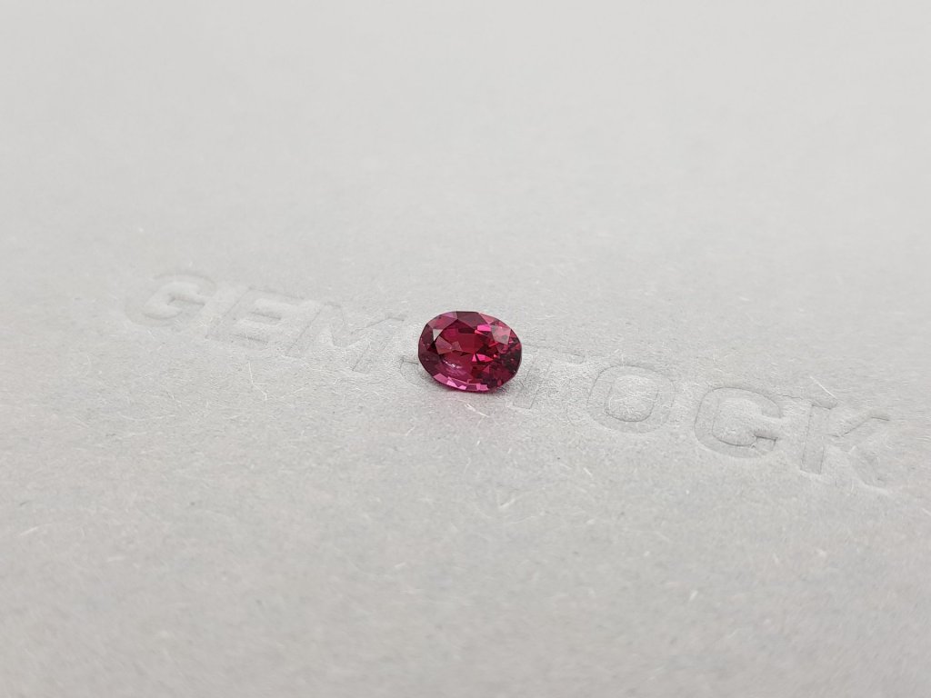 Purple garnet rhodolite oval cut 0.94 carats, Sri Lanka Image №4