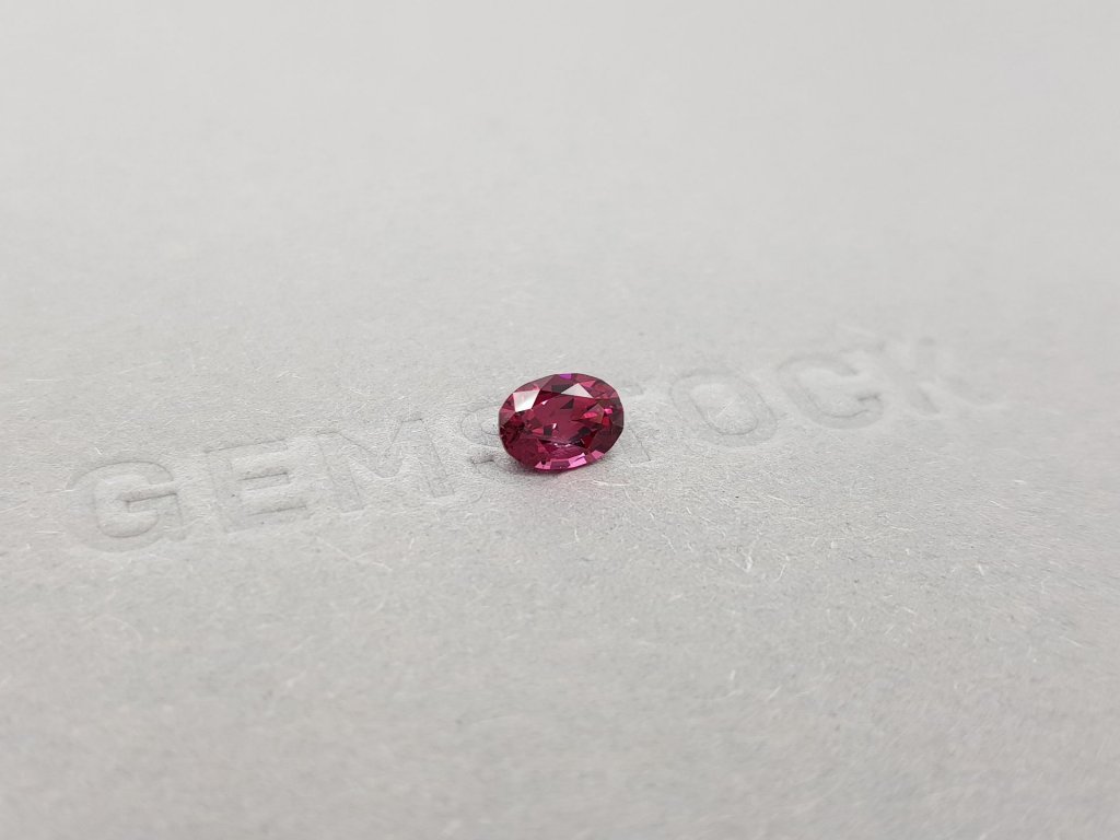 Purple garnet rhodolite oval cut 0.94 carats, Sri Lanka Image №3