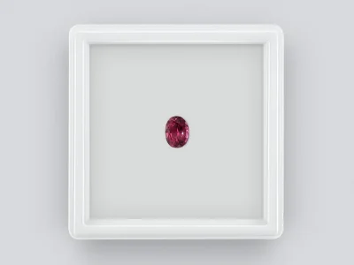 Purple garnet rhodolite oval cut 0.94 carats, Sri Lanka photo
