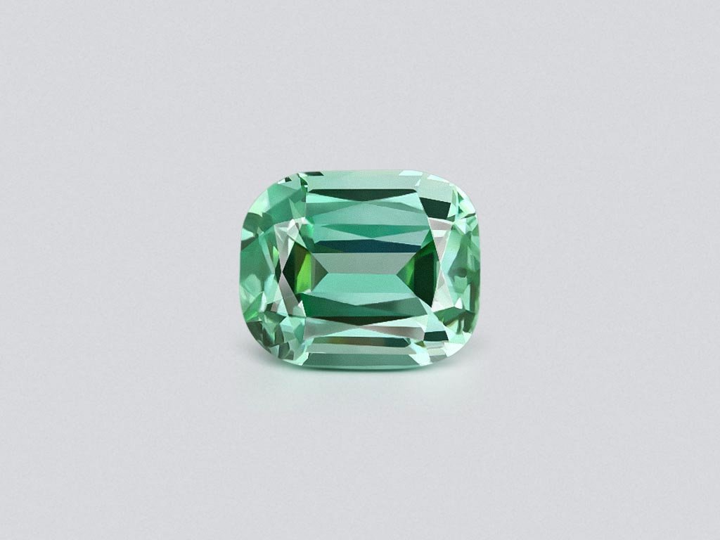 Lagoon blue tourmaline in cushion cut 26.75 carats, Afghanistan  Image №1