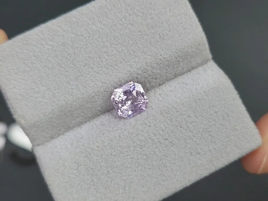 Unheated Baby pink sapphire in radiant cut 1.65 carats, Sri Lanka Image №4