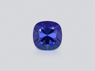 Cushion cut blue tanzanite 4.49 carats, Tanzania  photo