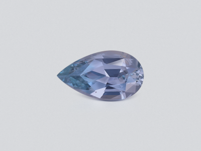 Unheated blue sapphire pear cut 1.00 carats, Madagascar photo