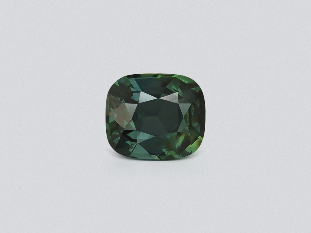 Unheated sapphire Teal cushion cut 2.57 carats, Sri Lanka Image №1