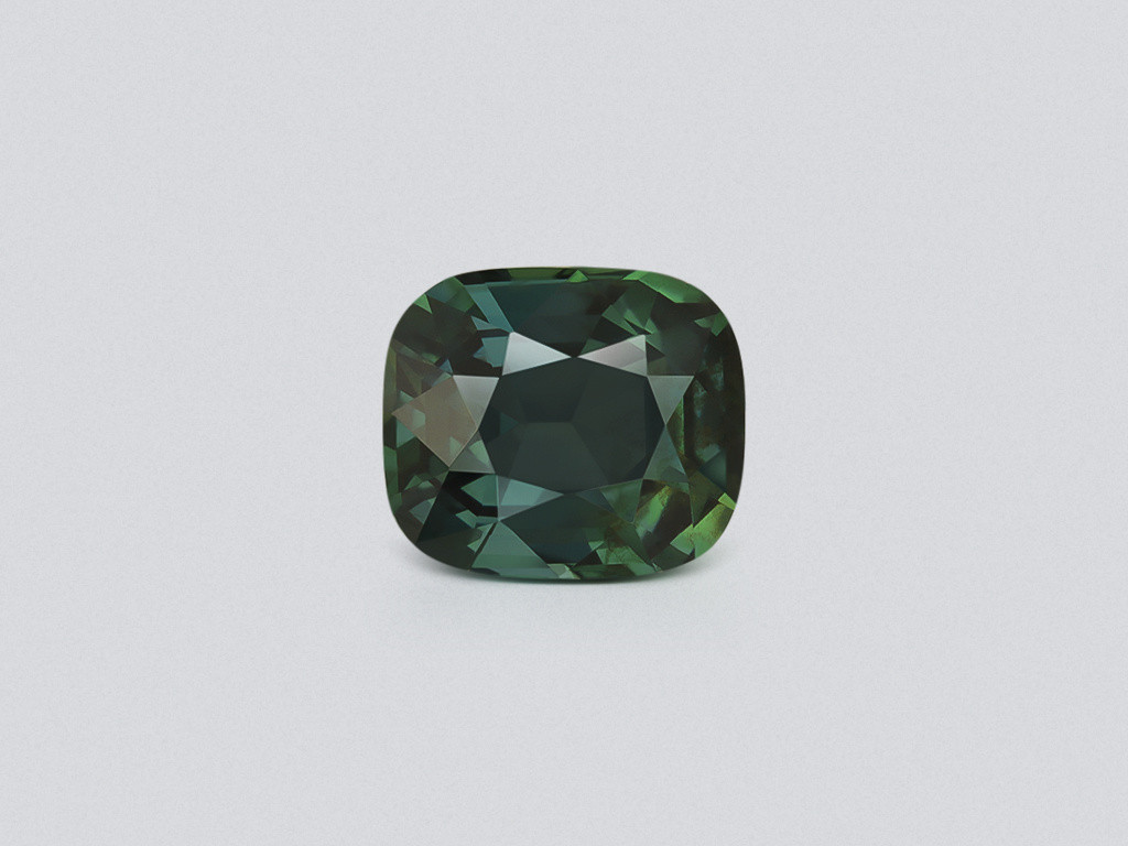 Unheated sapphire Teal cushion cut 2.57 carats, Sri Lanka Image №1