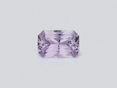 Unheated violet sapphire radiant cut 3.54 carats, Sri Lanka photo