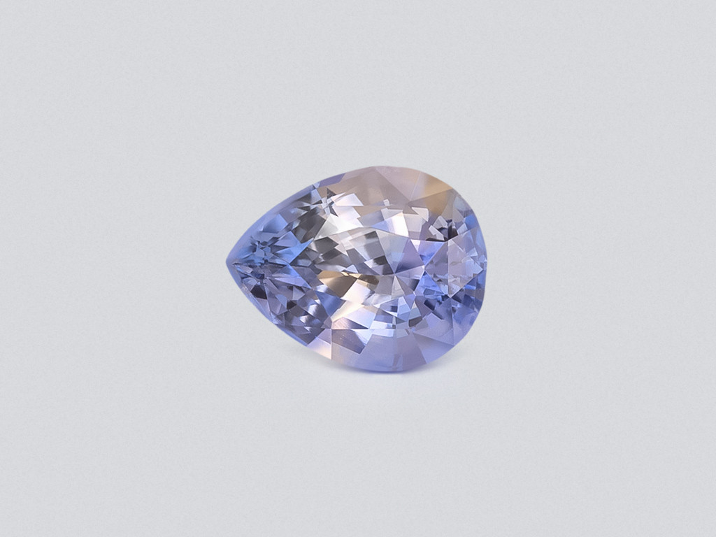 Sapphire Bi-color pear cut 2.04 carats, Sri Lanka Image №1
