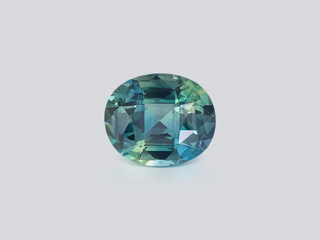 Unheated sapphireTeal oval cut 1.49 carats, Madagascar Image №1