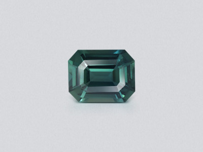 Unheated Teal sapphire octagon cut 1.03 carats,  Madagascar photo
