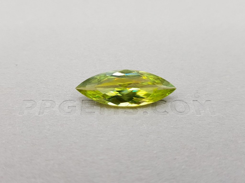 Green sphene 5.40 ct, Zimbabwe Image №1
