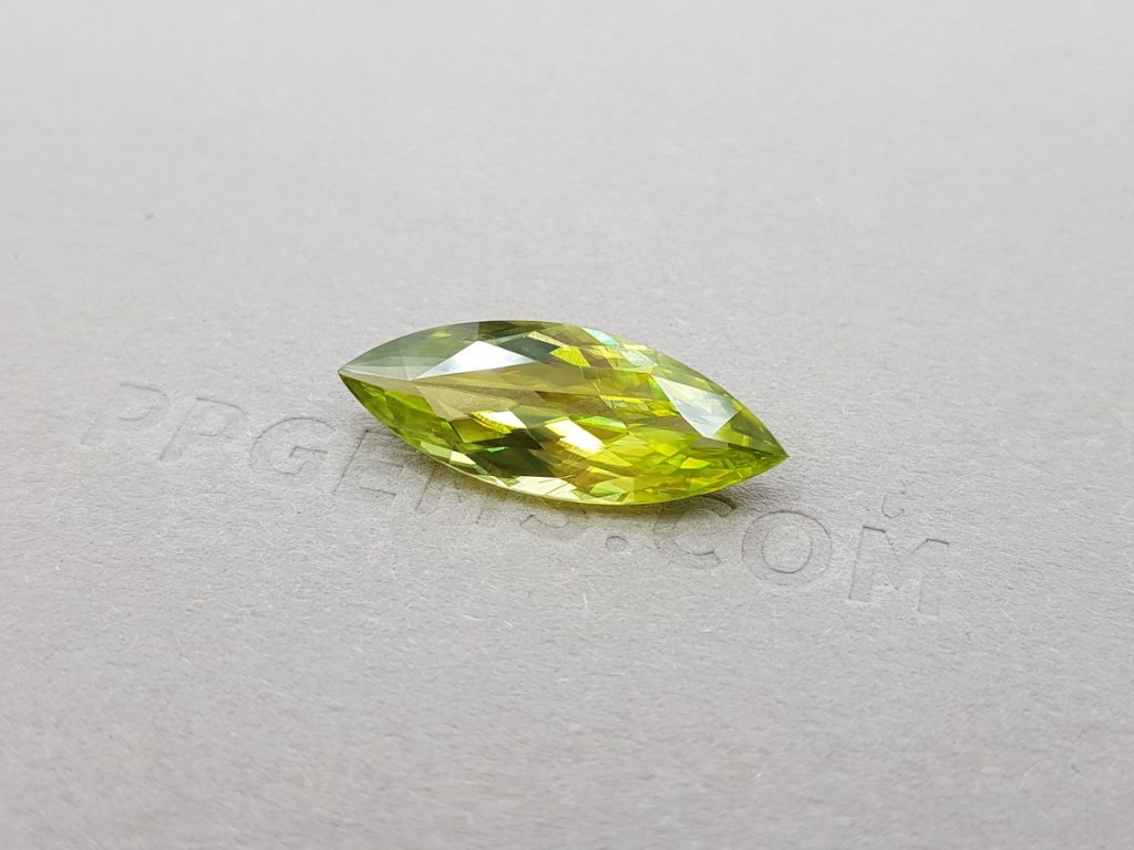 Green sphene 5.40 ct, Zimbabwe Image №2