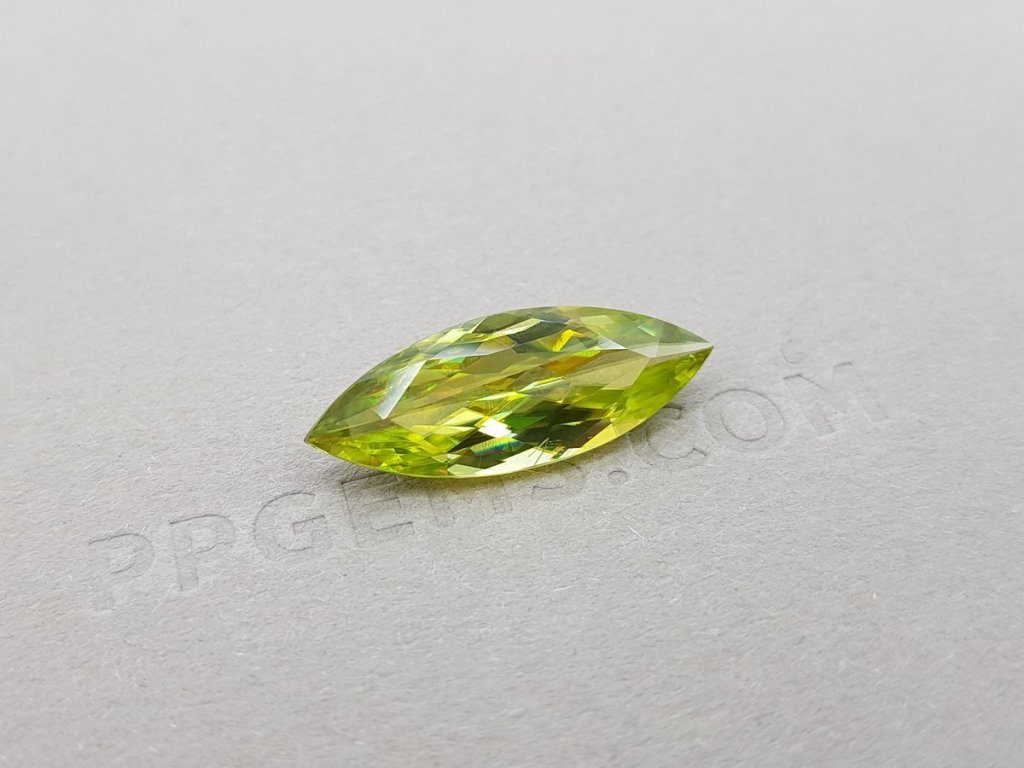 Green sphene 5.40 ct, Zimbabwe Image №3