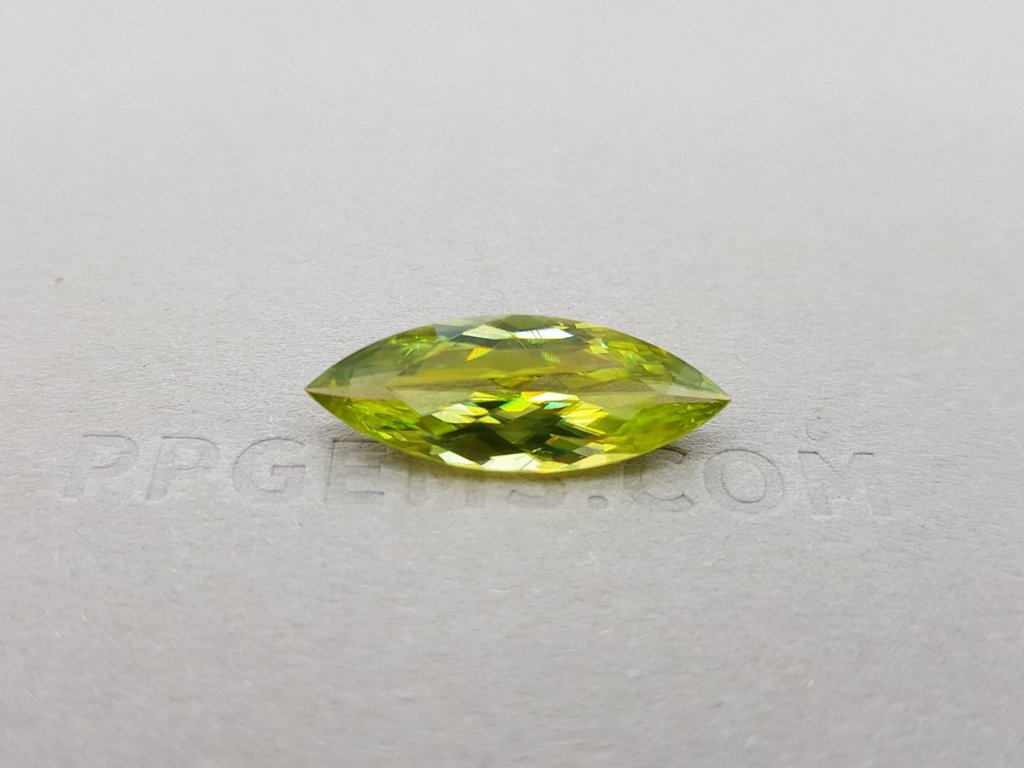 Green sphene 5.40 ct, Zimbabwe Image №4