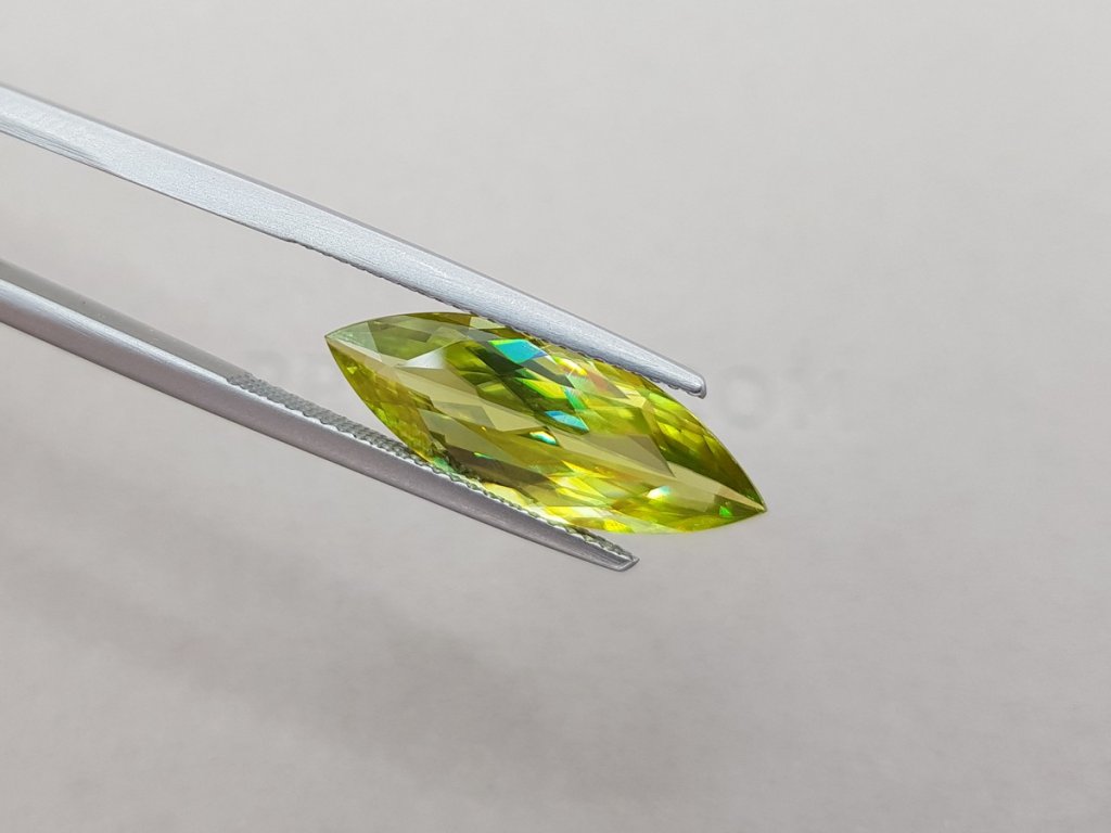 Green sphene 5.40 ct, Zimbabwe Image №5