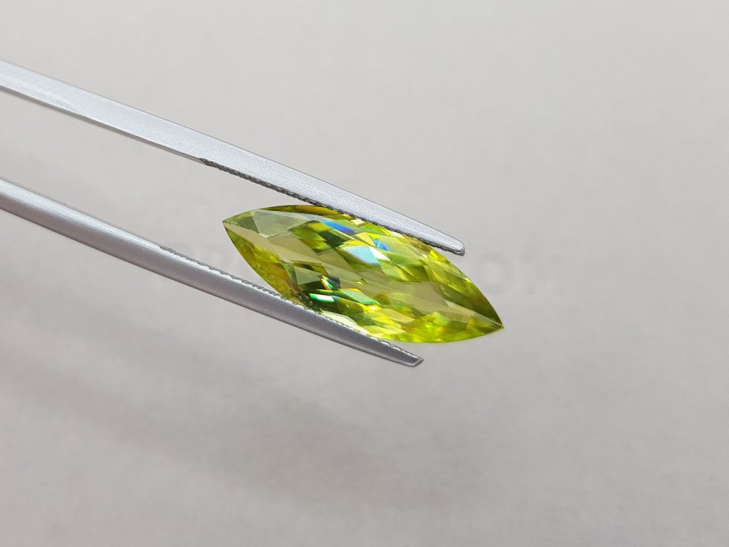 Green sphene 5.40 ct, Zimbabwe Image №6