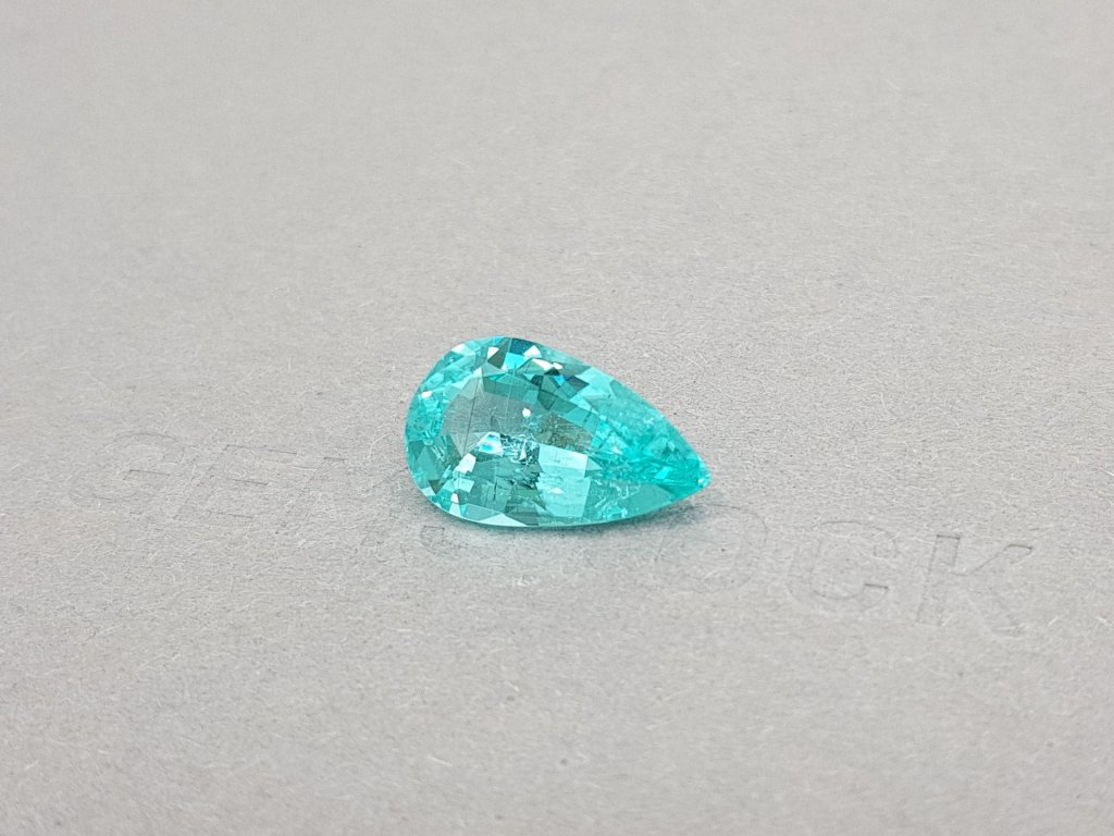 Pear Cut Paraiba Blue Tourmaline 5.27 ct Image №2