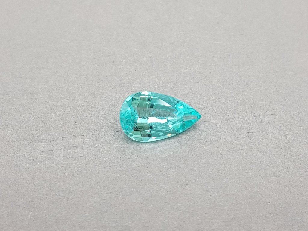 Pear Cut Paraiba Blue Tourmaline 5.27 ct Image №3