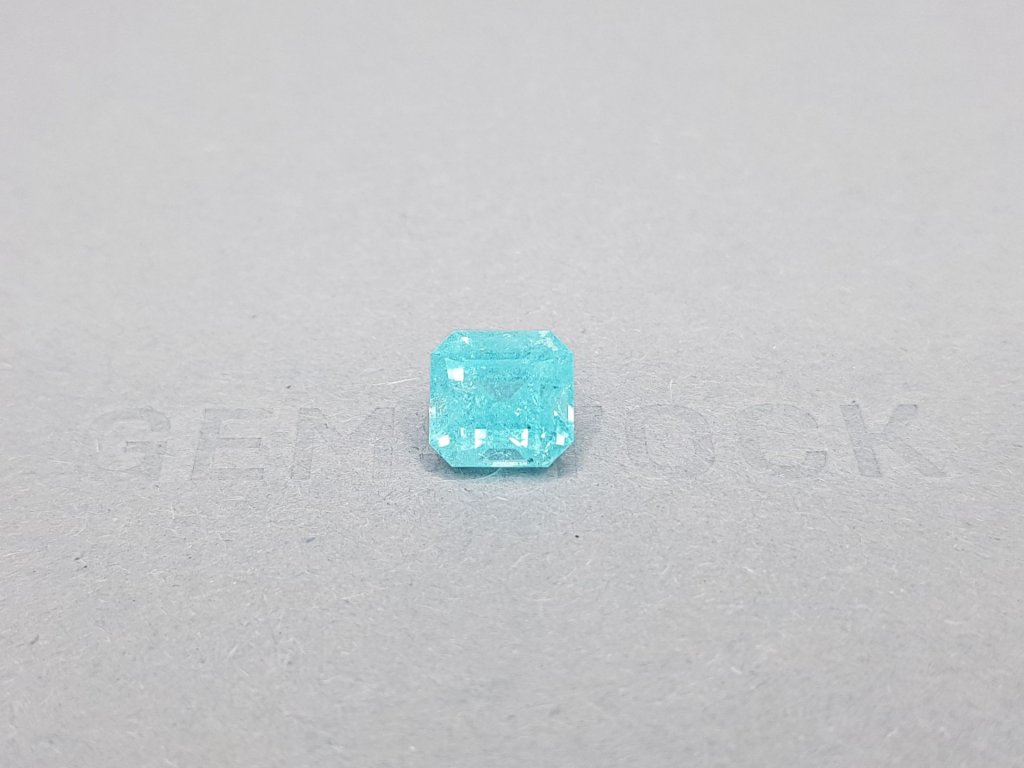 Neon Blue Brazilian Paraiba Rare Step Cut 3.23 ct Image №1