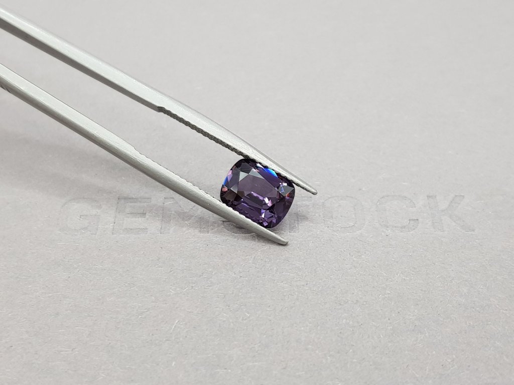 Cushion cut purple spinel 1.94 ct, Burma Image №4