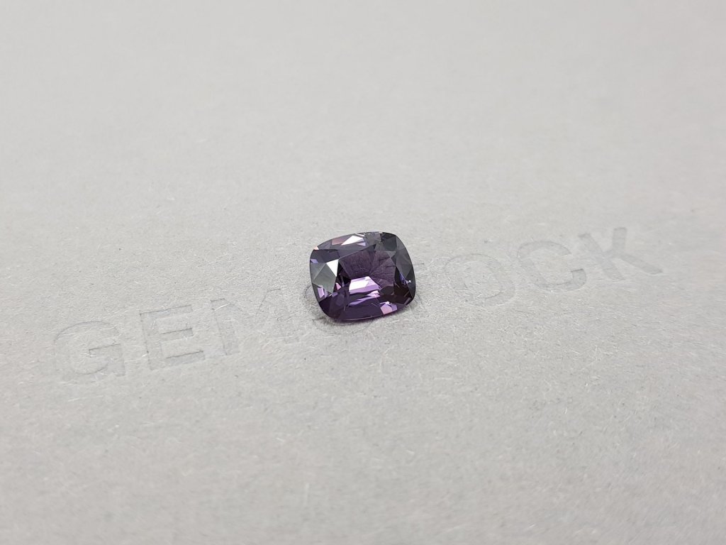 Cushion cut purple spinel 1.94 ct, Burma Image №2