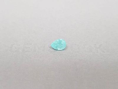 Pear cut blue tourmaline Paraiba 1.31 ct, Mozambique photo