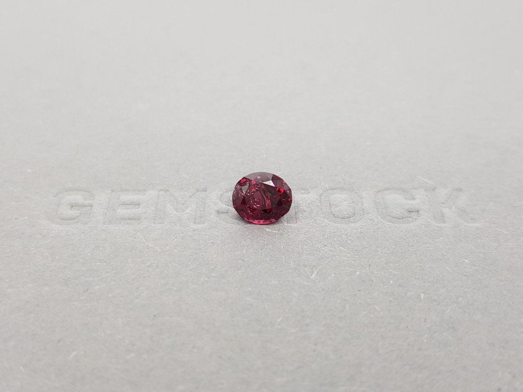 Rhodolite garnet, oval cut, 1.37 carats, Sri Lanka Image №2