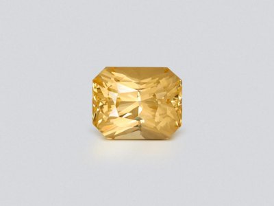 Unheated intense yellow sapphire in radiant cut 2.04 carats, Sri Lanka photo