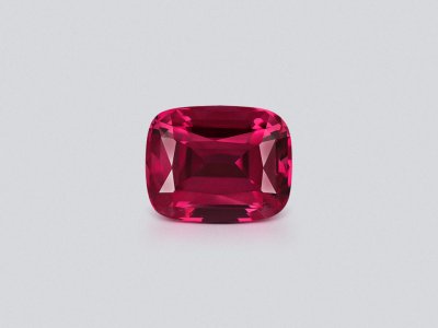 Spinel Mahenge Vibrant pink red cushion cut 4.73 carats, Tanzania   photo