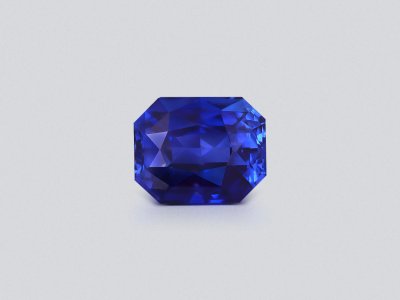 Sapphire Royal Blue octagon cut 5.02, Sri Lanka photo