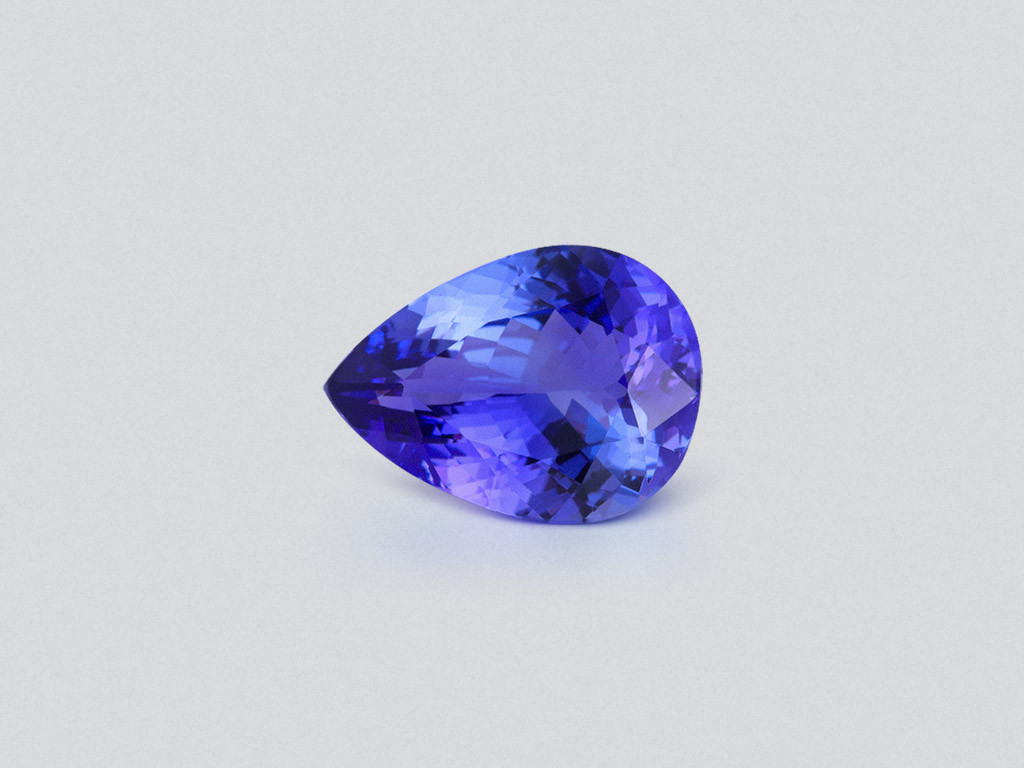 Tanzanite pear cut 7.78 carats, Tanzania Image №1