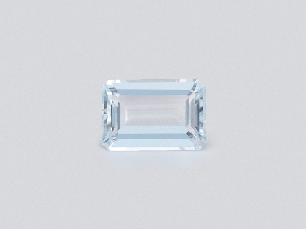Aquamarine octagon cut 3.76 carats, Madagascar  Image №1