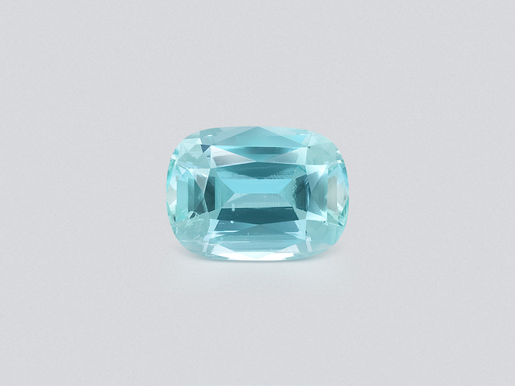Aquamarine cushion cut 3.79 carats, Madagascar  Image №1