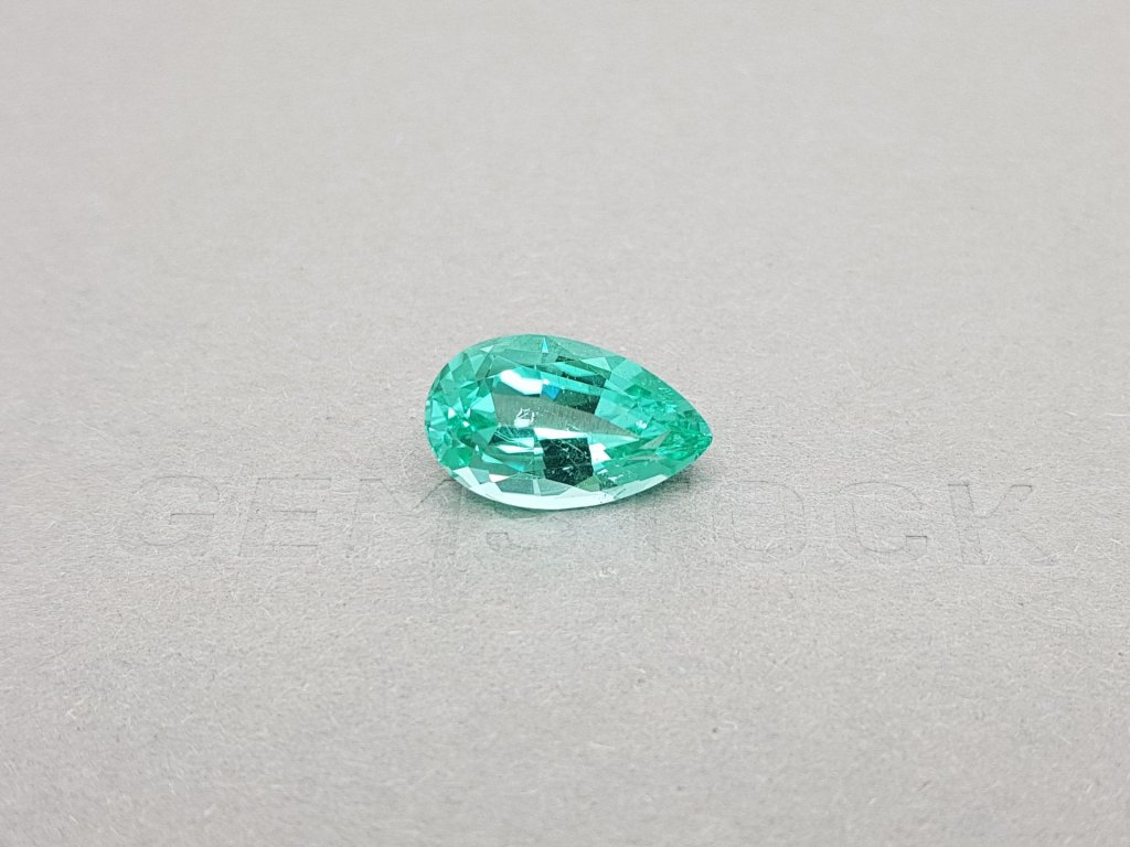 Bluish green Paraiba tourmaline from Mozambique 6.09 ct Image №1