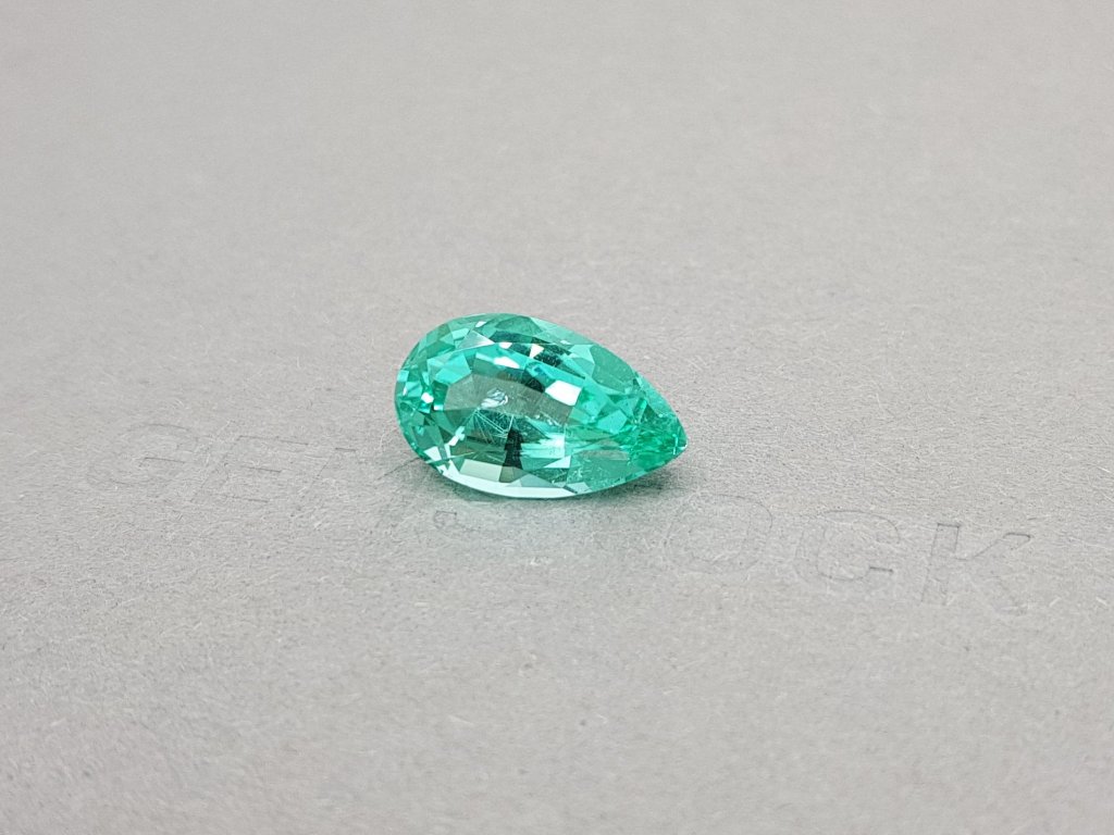 Bluish green Paraiba tourmaline from Mozambique 6.09 ct Image №2