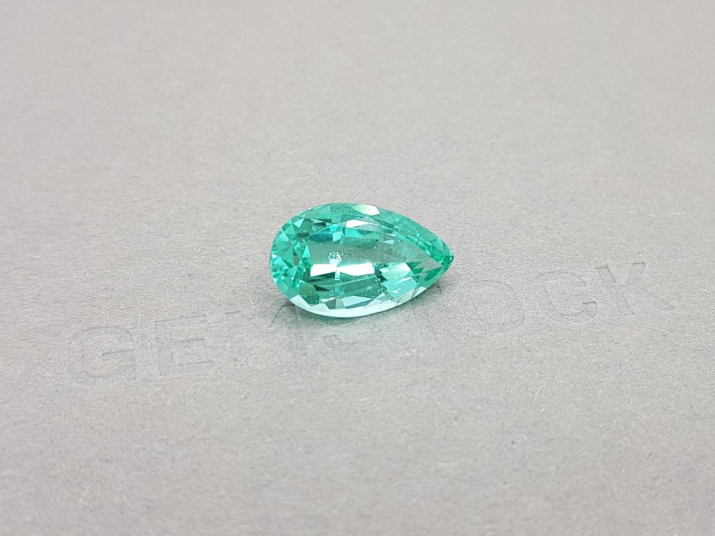 Bluish green Paraiba tourmaline from Mozambique 6.09 ct Image №3