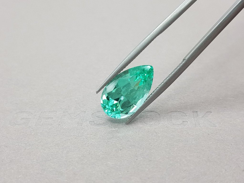 Bluish green Paraiba tourmaline from Mozambique 6.09 ct Image №4