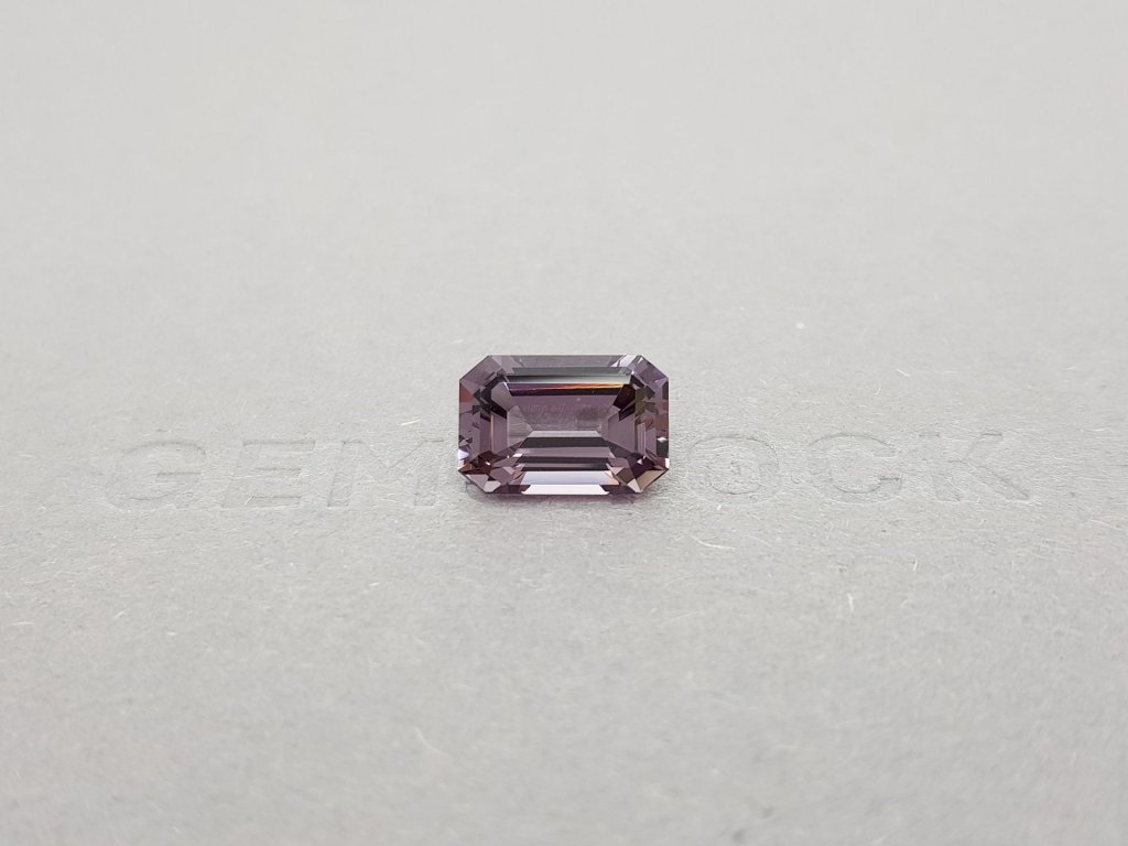 Purple gray octagon cut spinel 4.45 ct, Burma Image №2