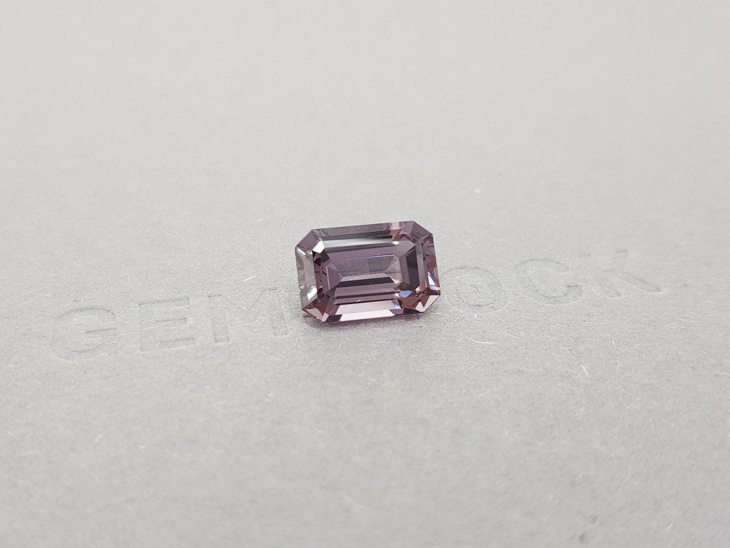 Purple gray octagon cut spinel 4.45 ct, Burma Image №3