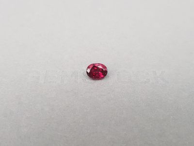 Purple rhodolite garnet in oval cut  1.52 ct, Sri Lanka photo
