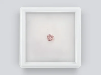 African Morganite round cut 0.48 carats photo