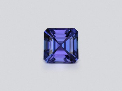 Blue tanzanite in asscher cut 5.59 carats, Tanzania photo