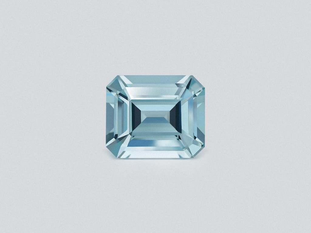 Large blue aquamarine in octagon cut 28.85 carats, Africa Image №1